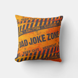 Coussin Nice Texte Design Attention Papa Zone de plaisante