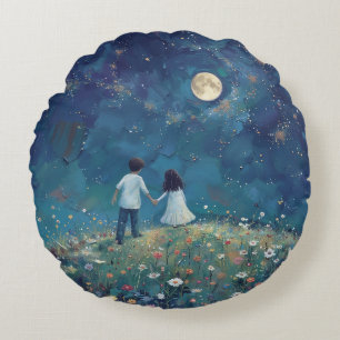 Coussin Night Sky Round