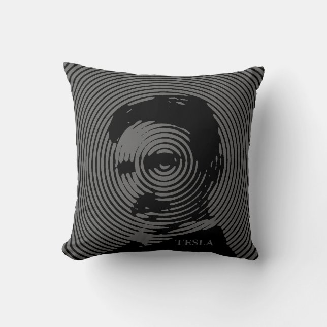 Coussin Nikola Tesla (Recto)