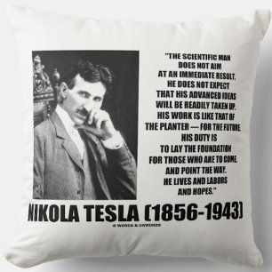 Coussin Nikola Tesla