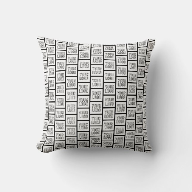 Coussin N'importe quel Motif de répétition de logo ou d'im (Recto)