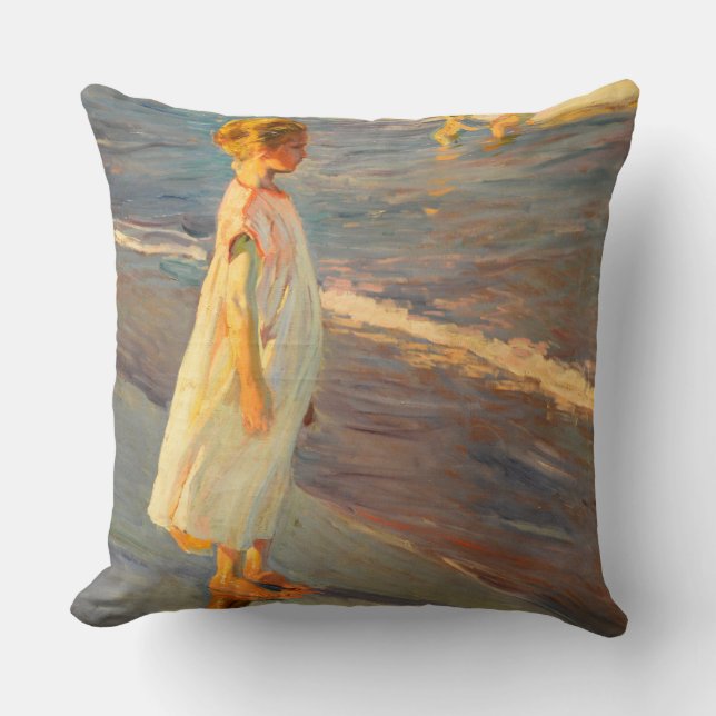 Coussin Niña par Joacquin Sorolla (Recto)