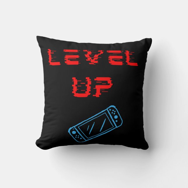 Coussin Niveau du jeu vidéo (Recto)