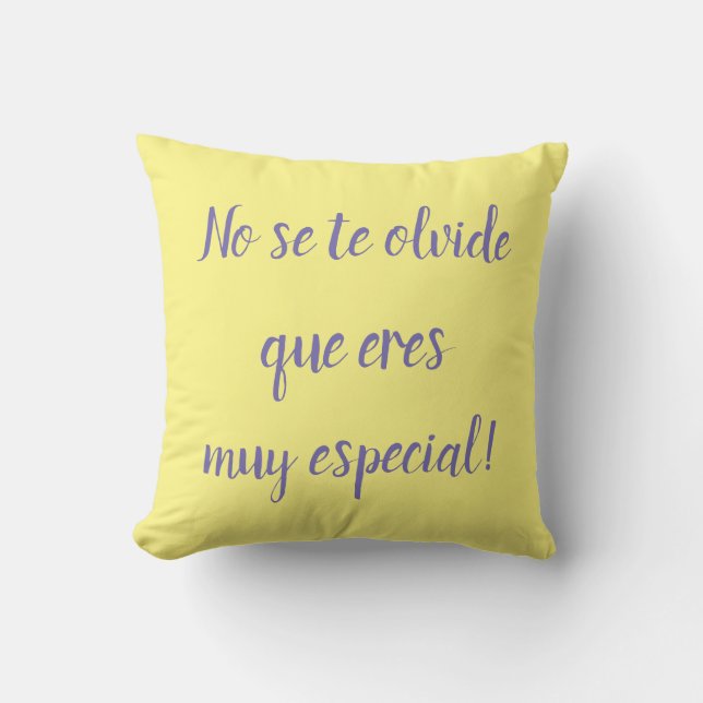 Coussin no se olvide que es muy especial latte mug (Recto)