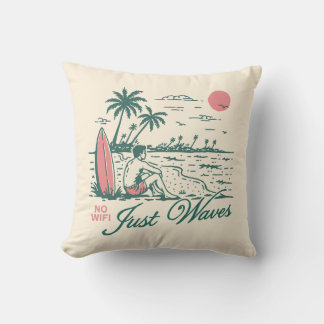 Coussin No Wifi Just Waves