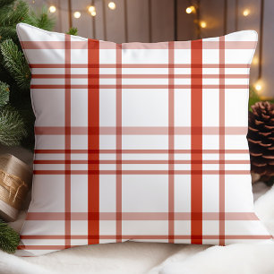Coussin Noël à Carreaux Rouges