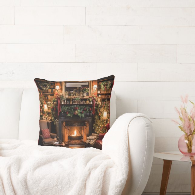Coussin Noël à la maison (Canapé)