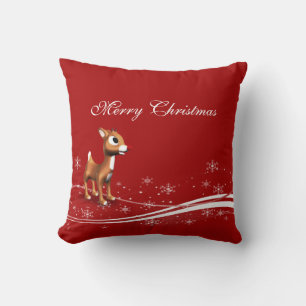 Coussin Noël à l'inné de caricature