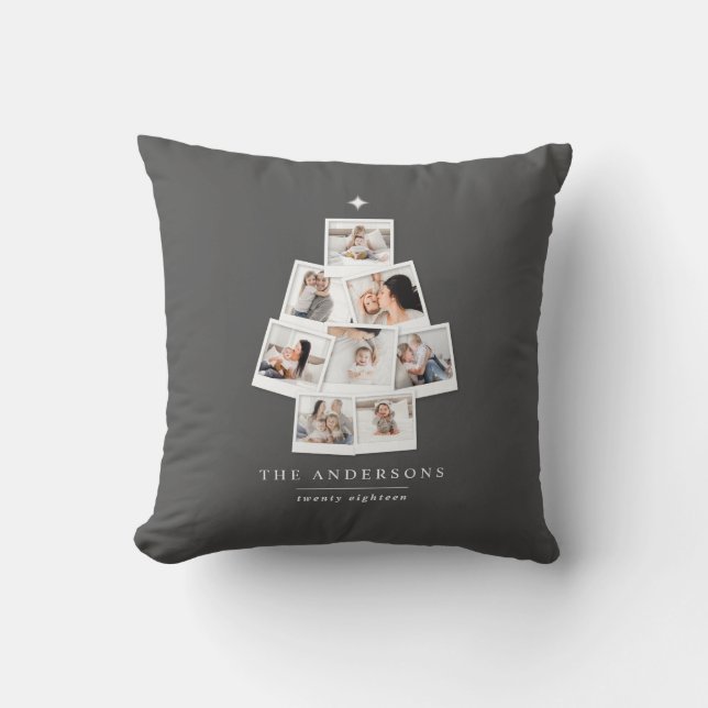 Coussin Noël arbre photo (Recto)