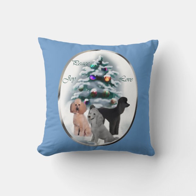 Coussin Noël aux amoureux des canicules (Recto)