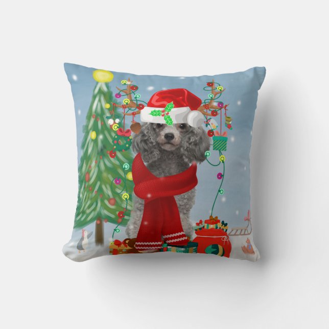 Coussin Noël aux canicules (Recto)