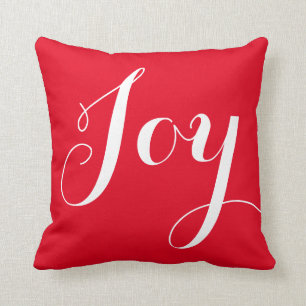 Coussin Noël de "joie"/carreau de vacances