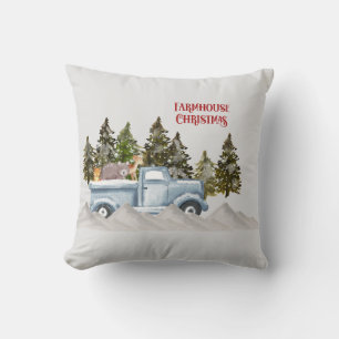 Coussin Noël de la ferme forestière