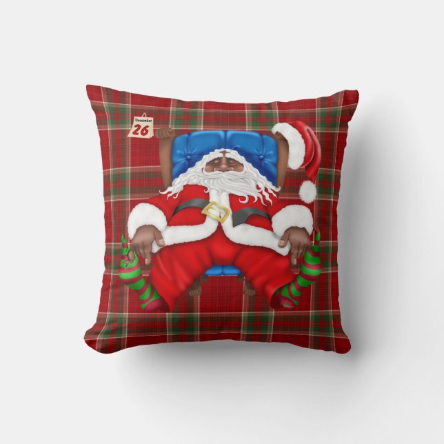 Coussin Noël de l'Amérique africaine (Recto)