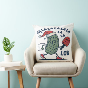Coussin Noël de pickleball