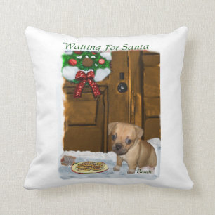 Coussin Noël de Puggle