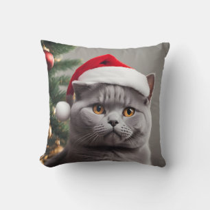 Coussin Noël de Shorthair britannique