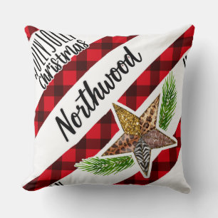 Coussin Noël des forêts sauvages
