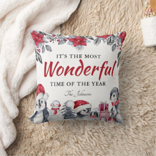 Coussin Noël d'hiver Thème