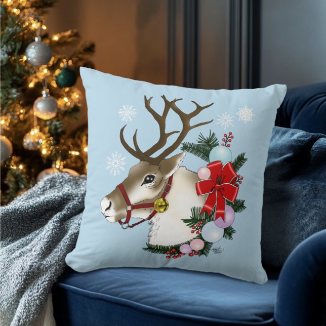 Coussin Noël, en tant qu'ornements de la couronne de renne (Créateur téléchargé)