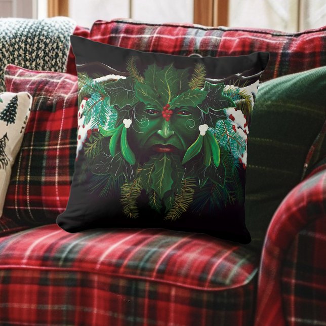 Coussin Noël Homme vert (Créateur téléchargé)