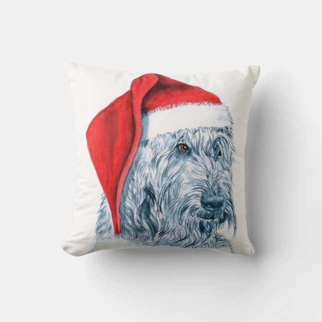 Coussin Noël Labradoodle (Recto)