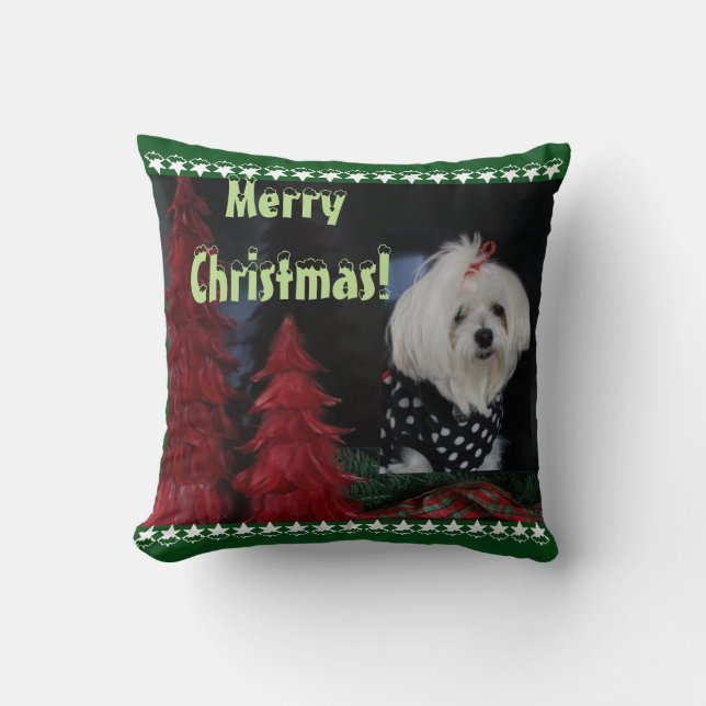 Coussin Noël maltais (Recto)