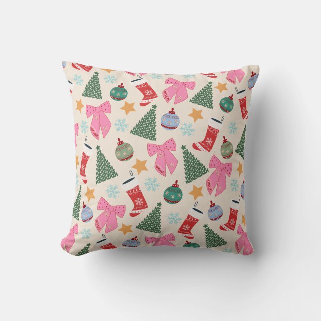 Coussin Noël mignon (Recto)