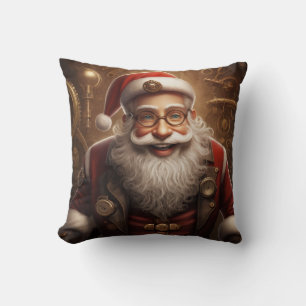 Coussin Noël père Noël Steampunk