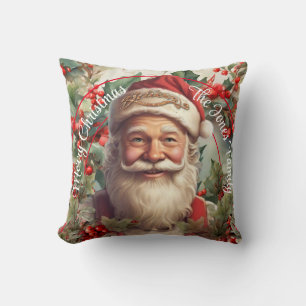 Coussin Noël rétroPère Noël