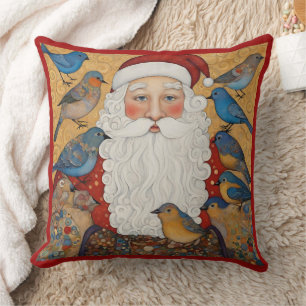 Coussin Noël rouge