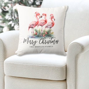 Coussin Noël tropical personnalisé