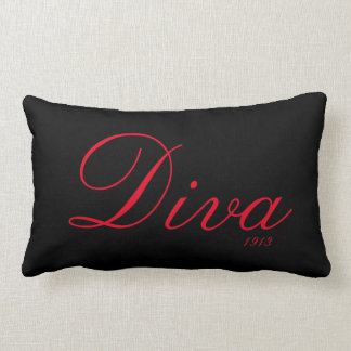 Coussin noir de la diva 1913