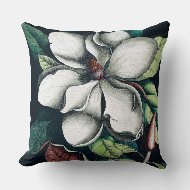 Coussin noir de magnolia (Recto)