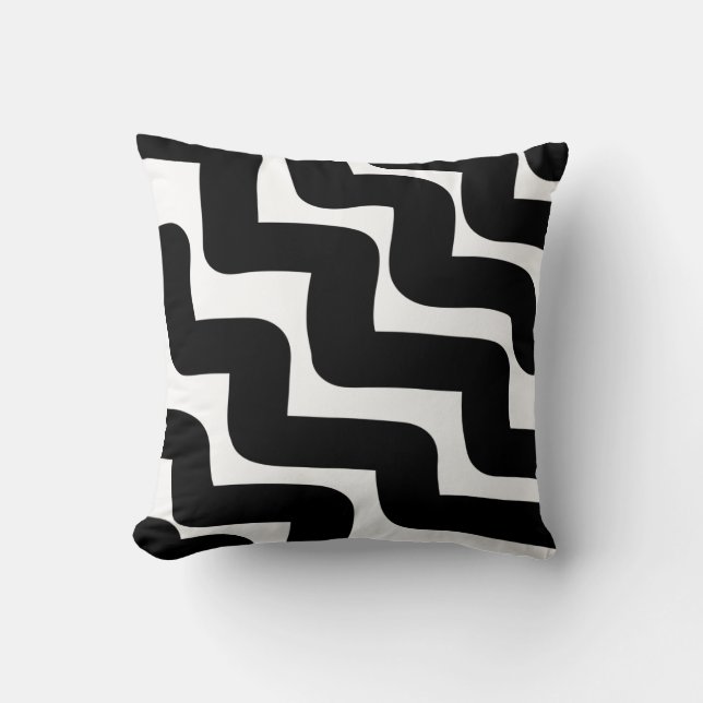 Coussin Noir et blanc (Recto)