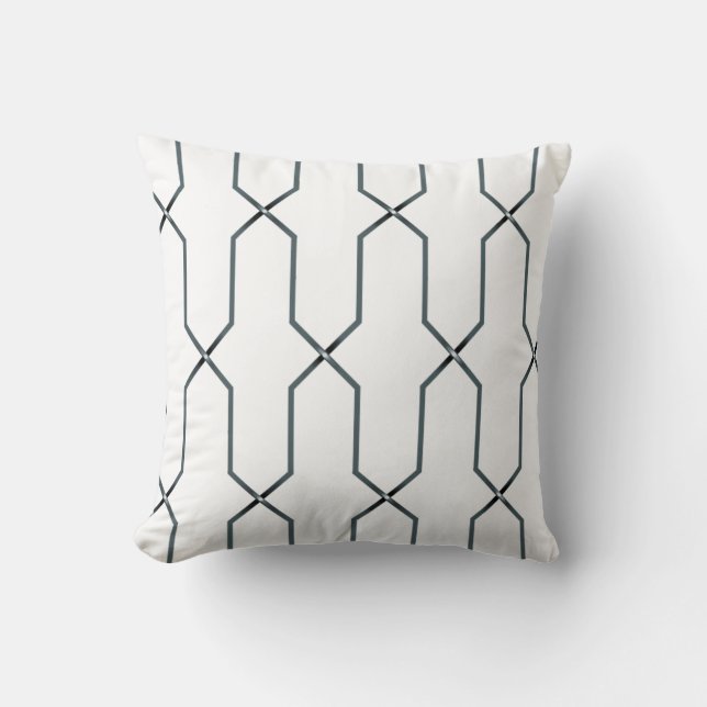 Coussin Noir et blanc  (Recto)