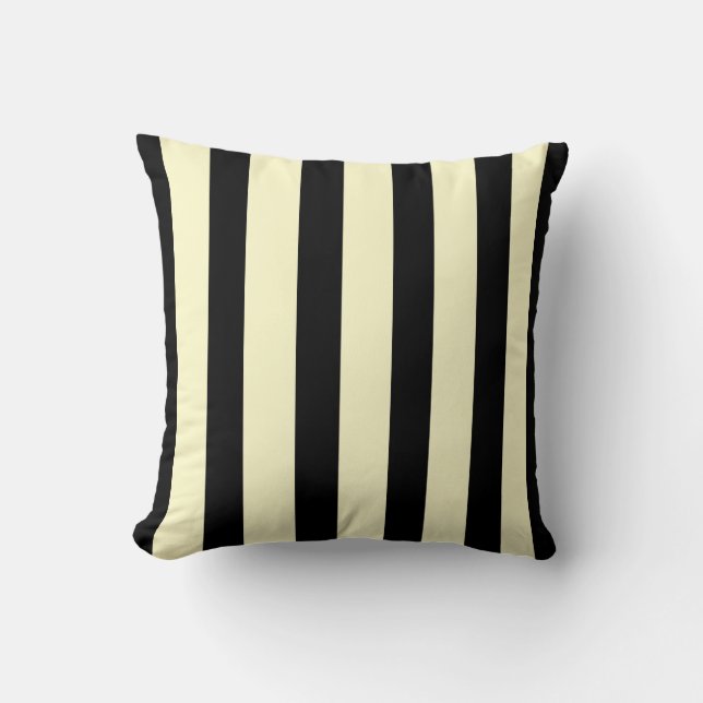 Coussin Noir et crème tendance >Coussin SquareThrow (Recto)