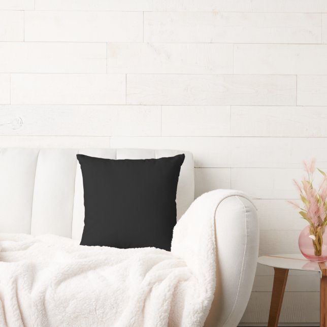 Coussin Noir | Moderne Minimaliste – Décoration Co (Canapé)