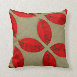 Coussin noir n Taupe gris rouge chute laisse solide