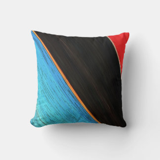 Coussin Noir Rouge Et Bleu 312