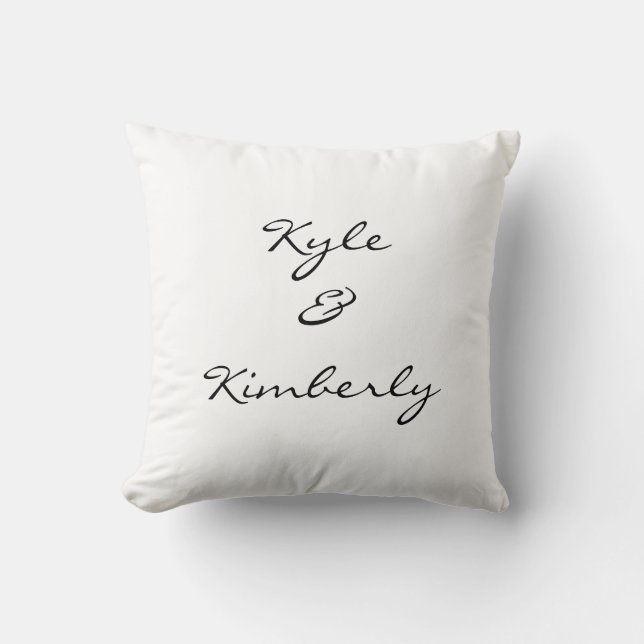 Coussin Nom de couples (Recto)