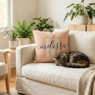 Coussin Nom de famille Monogram