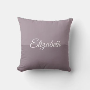 Coussin Nom de script manuscrit Élégant Moderne Créatif