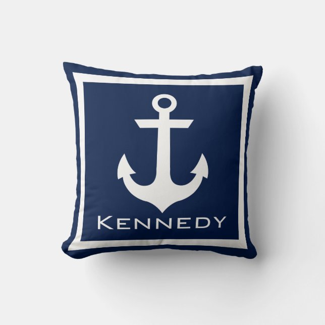 Coussin Nom nautique (Recto)