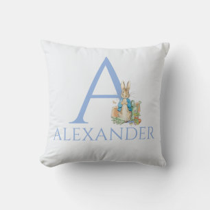 Coussin Nom personnalisé lapin classique Bunny