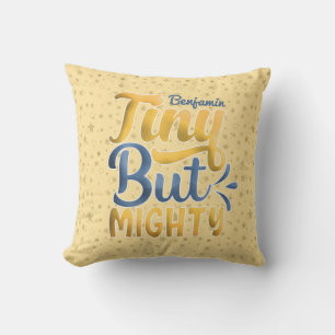 Coussin NOM Personnalisé Minuscule mais Puissant Etoile Ja