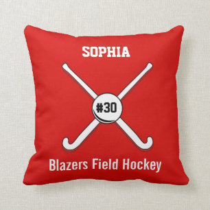 Coussin Nombre personnalisé du Jersey de nom d'équipe de