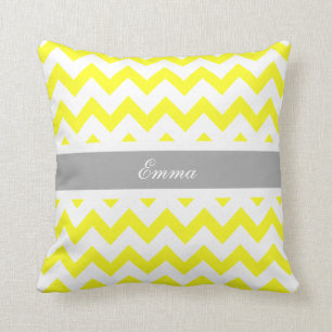 Coussin nommé fait sur commande de Chevron