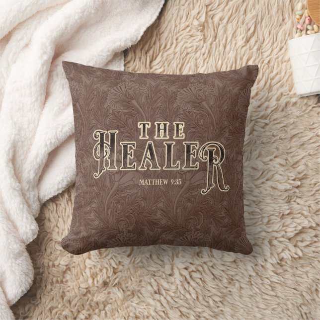 Coussin Noms des guérisseurs de la Bible de Jésus-Christ (Couverture)
