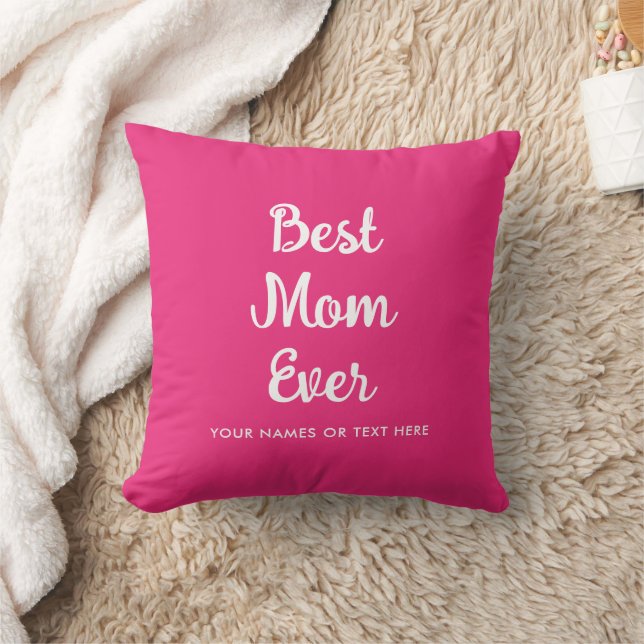Coussin Noms personnalisés Modèle Calligraphie Meilleure m (Couverture)